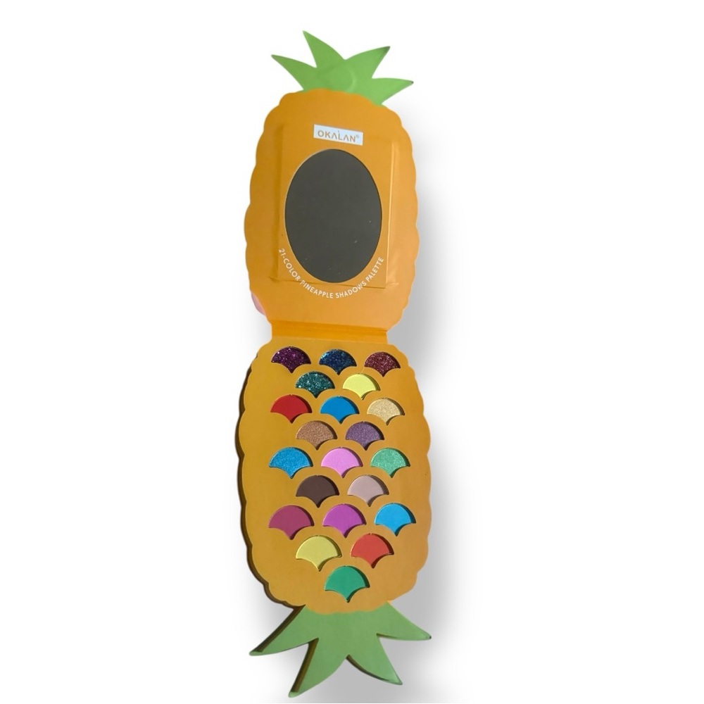 Okalan 🪢 Pineapple Eyeshadow Palette with 21 Bright Bold Shades - Picture 5 of 6